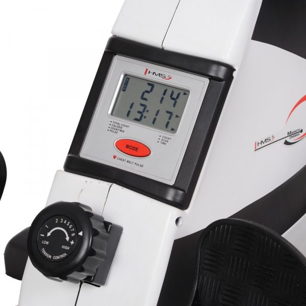 Romaskine - Med tr�ningscomputer (hvid-sort ZM1801)