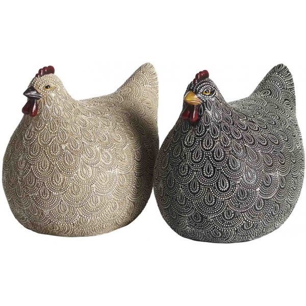 H�na dekoration 20 x 15 x 17 cm - Svart