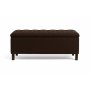 S�ngkista Hassl� 120 cm - M�rkbrun