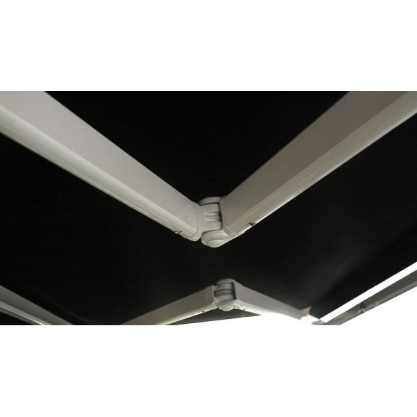 Terrassmarkis med motor - 3 x 2,5 m - Svart Terrassmarkis med motor - 3 x 2,5 m - Svart