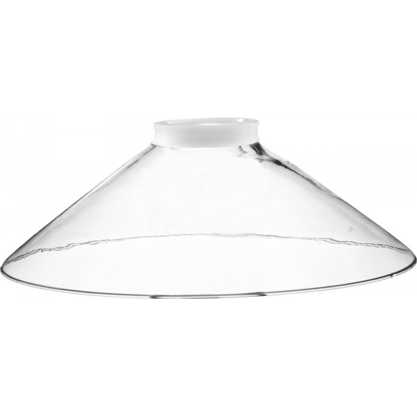 August lampsk�rm - Klarglas - 25 cm