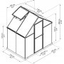 Canopia Mythos Vxthus i Polykarbonat 2,3 m - Silver