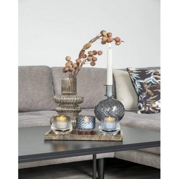 Blomvas - R�kigt glas
