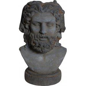 Tr�dg�rdskonst Staty grekisk gud - H50 cm