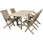 Salt klaffbord 140 cm - Gr teak
