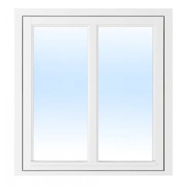 Vridf�nster med b�gpost - 2-glas - Aluminium
