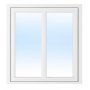 Vridfnster med bgpost - 2-glas - Aluminium