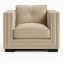 Hamilton f�t�lj - Beige sammet
