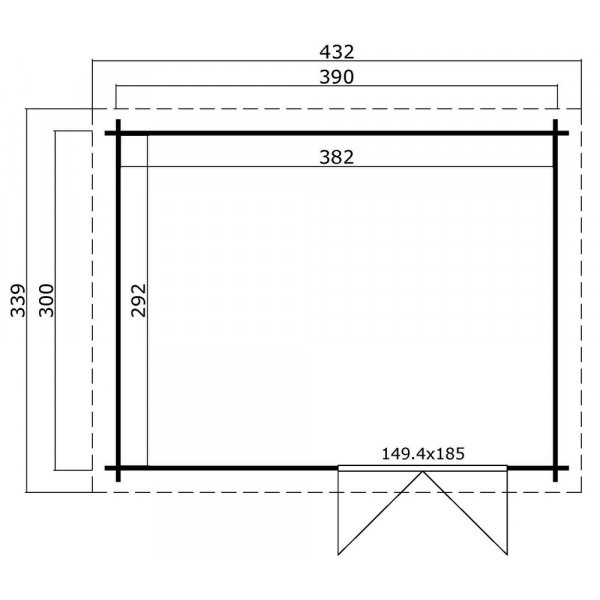 Friggebod Tora - 11,7 m�