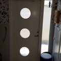 Kundbild Ytterd�rr Clara - med glas: Kanonn�jd med d�rren.Bra pris.