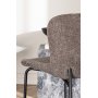 Modesto matstol - Brun boucle