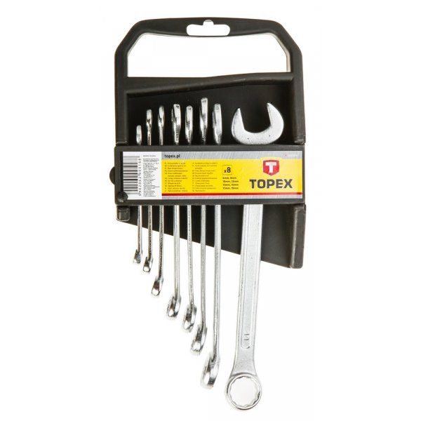 Blocknyckelset 6 - 19 mm, 8 delar