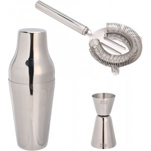Sontell drinkset - Blankt st�l