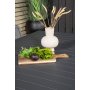 Holma Matgrupp (160x100) - Svart - 4 Stolar