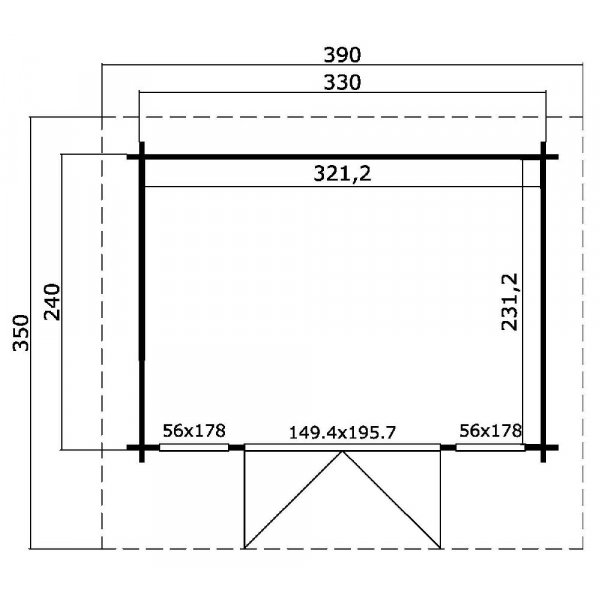 Friggebod Kjell H - 9,1 m�