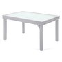 Matbord Orlando 135-270 cm - silver