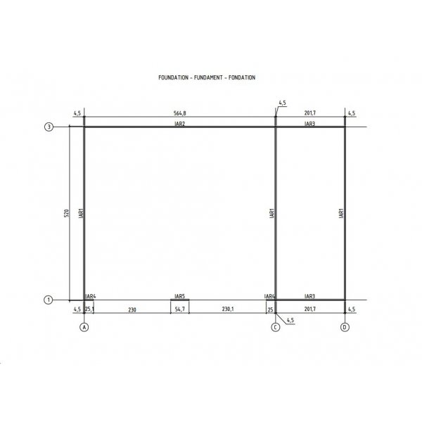 Dubbelgarage Elvira - 40,5 m�