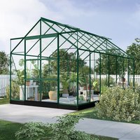 Växthus Neptunus - Grönt 11,2 m² härdat glas Växthus Neptunus - Grönt 11,2 m² härdat glas