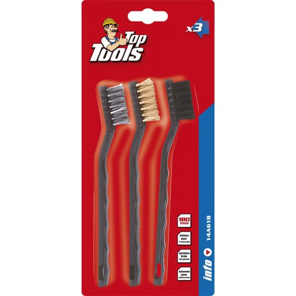 Borstset, 180 mm - 3 delar Borstset, 180 mm - 3 delar