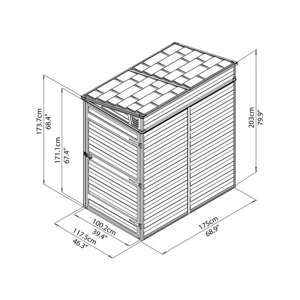 Förråd Pent - 1,8 m² Förråd Pent - 1,8 m²