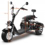 Elscooter Trehjuling - Svart 2000W