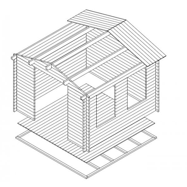 Friggebod Melker C - 10 m² Friggebod Melker C - 10 m²