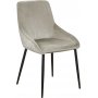 Stol i beige sammet - Theo