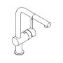 Grohe Etgrebs hndvaskarmatur, DN 15 Minta 32168