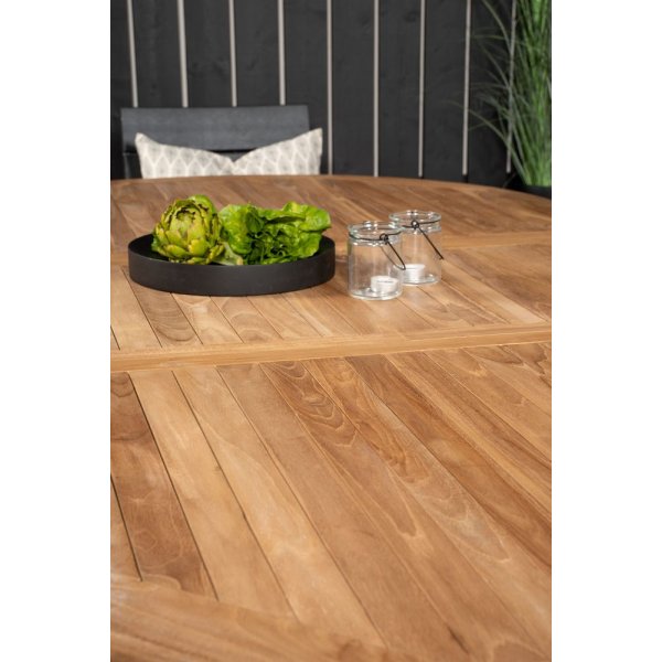 Bjuråker Spisegruppe (180x120) - Sort/Natur - 8 Stole Bjuråker Spisegruppe (180x120) - Sort/Natur - 8 Stole