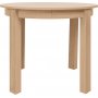 Bernardin matbord 95-195 x 95 cm - Riviera ek