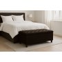 S�ngkista Hassl� 120 cm - M�rkbrun