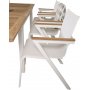 Dotorp Matgrupp (160x90) - Vit/Natur - 6 Stolar