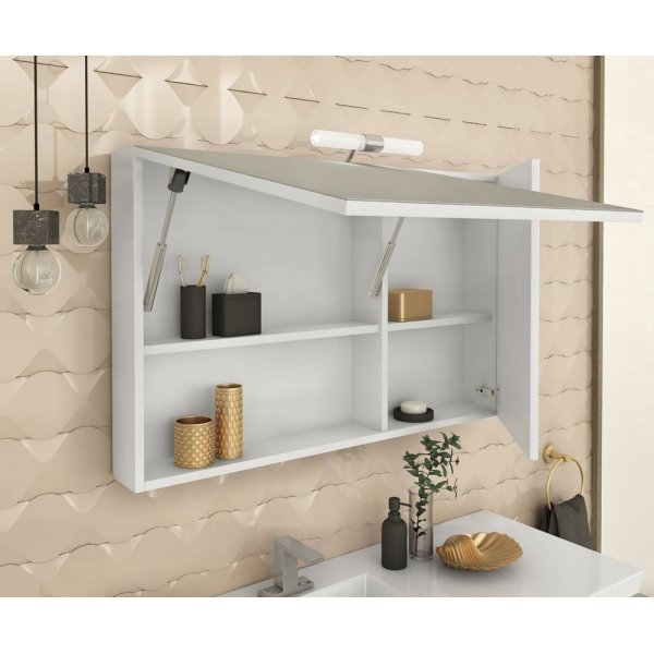 Badrumsmbler Luxus 100 cm - Vit