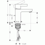 Hansgrohe Metris S 1-grepps tvttstllsblandare