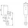 Oras Spolanordning fr urinal, 6 V Electra 6568