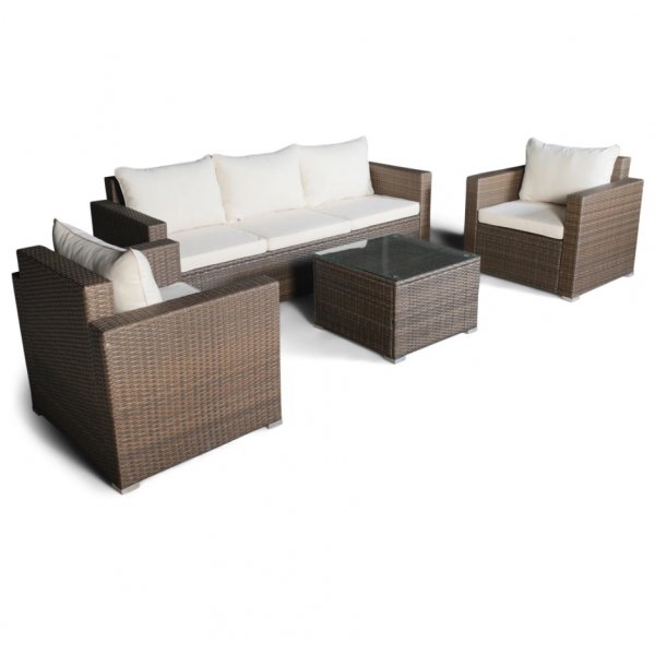 Yngsjö - Udendørs gruppe i brun syntetisk rattan Yngsjö - Udendørs gruppe i brun syntetisk rattan