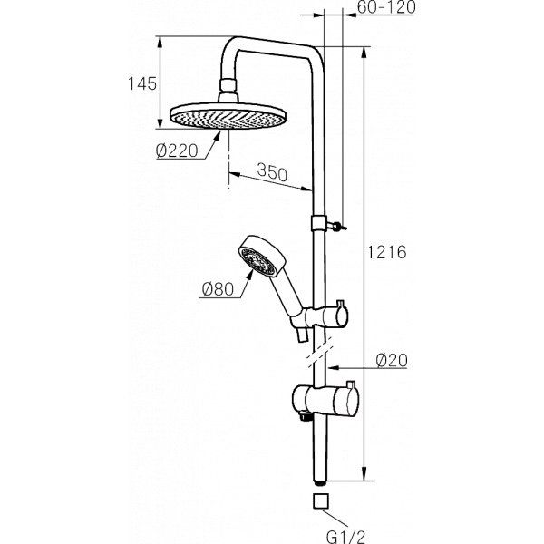 Mora Rexx Shower System Mora Rexx Shower System