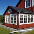 Punchveranda 2-glasfönster Trä utåtgående - 1-Luft - Vit