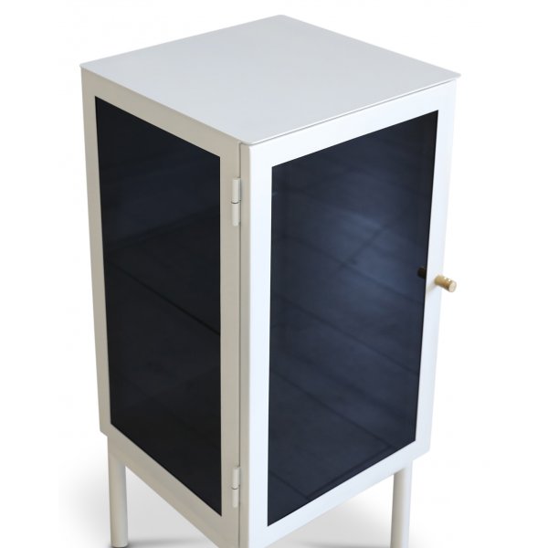 Revel vitt s�ngbord 75 cm med v�nster h�ngd d�rr