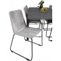 Holma Matgrupp (160x100) - Svart - 8 Stolar