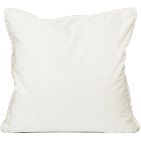 Elise kuddfodral 45 x 45 cm - Vit