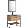 Badrumsmbler Brooklin 80 cm - Tvttstll med spegel