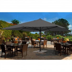 Firkantet premium parasol - 5x5m Firkantet premium parasol - 5x5m