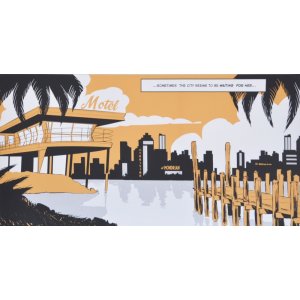 Tavla 120x60 cm City