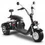 Elscooter Trehjuling - Svart 2000W