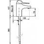 FM Mattsson Tvttstllsblandare 9000E Krom - 8060-0000