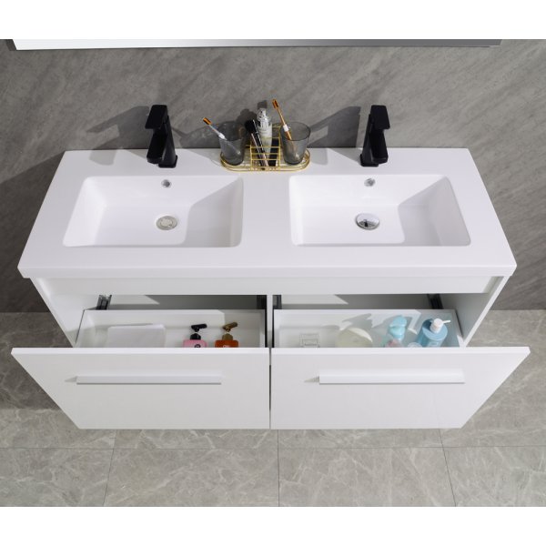 Badrumsmbler Bryssel - Vit