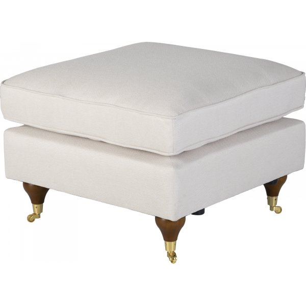 Fotpall Howard i beige tyg - Watford Deluxe Fotpall Howard i beige tyg - Watford Deluxe