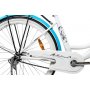 Damecykel Classic 26\\\" - hvid og bl