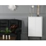 H�rnsoffa svart konstl�der 5-sits - Peking